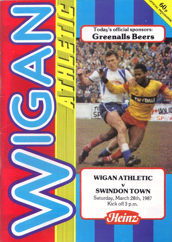 <b>Saturday, March 28, 1987</b><br />vs. Wigan Athletic (Away)